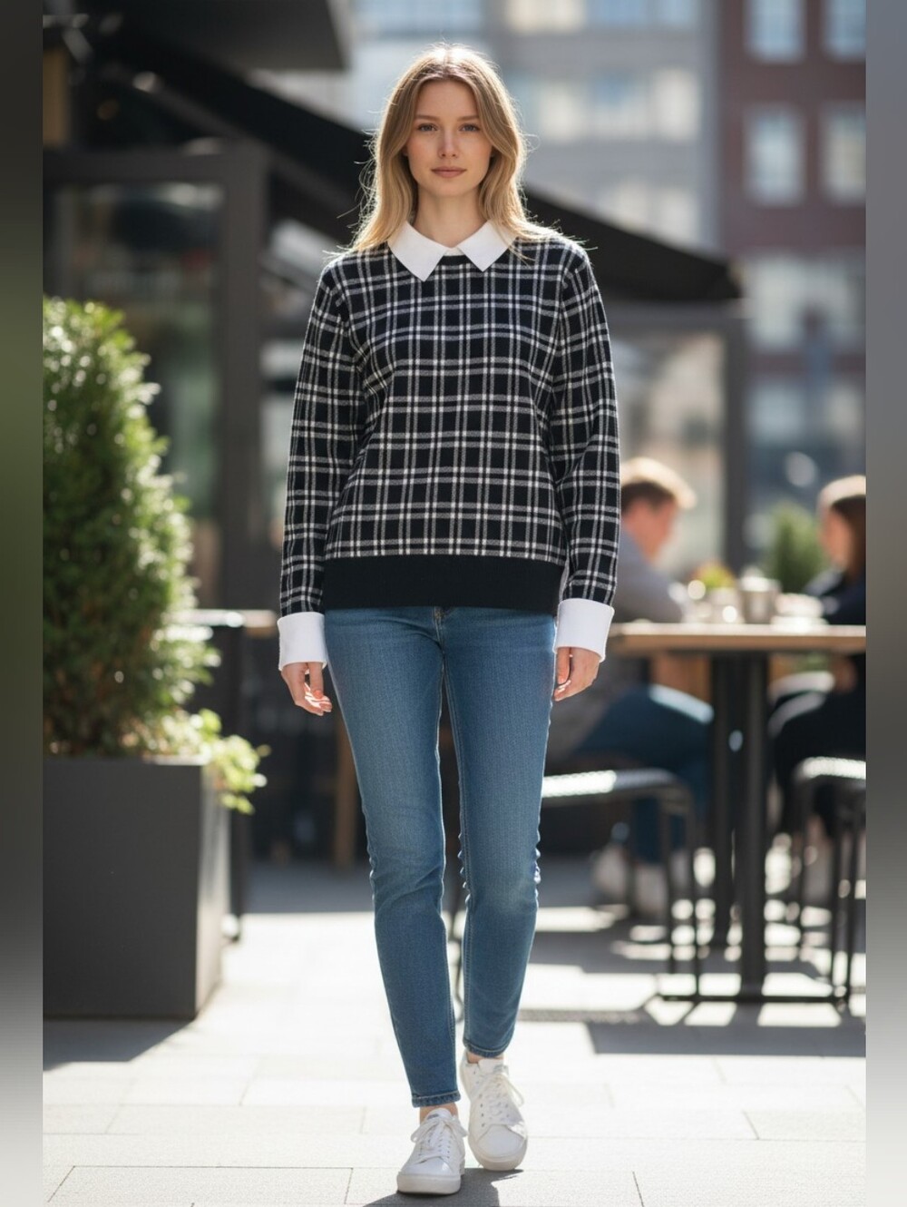A.L.C. Plaid Sweater